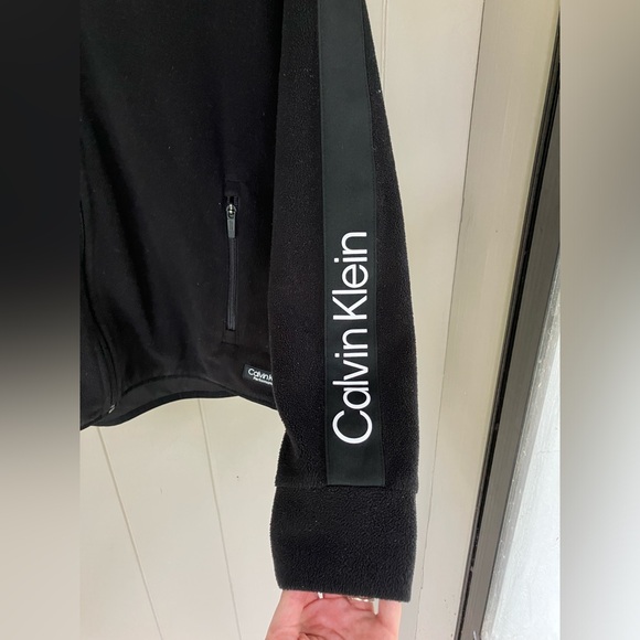 Calvin Klein performance zip up hooded sweater - Picture 3 of 6